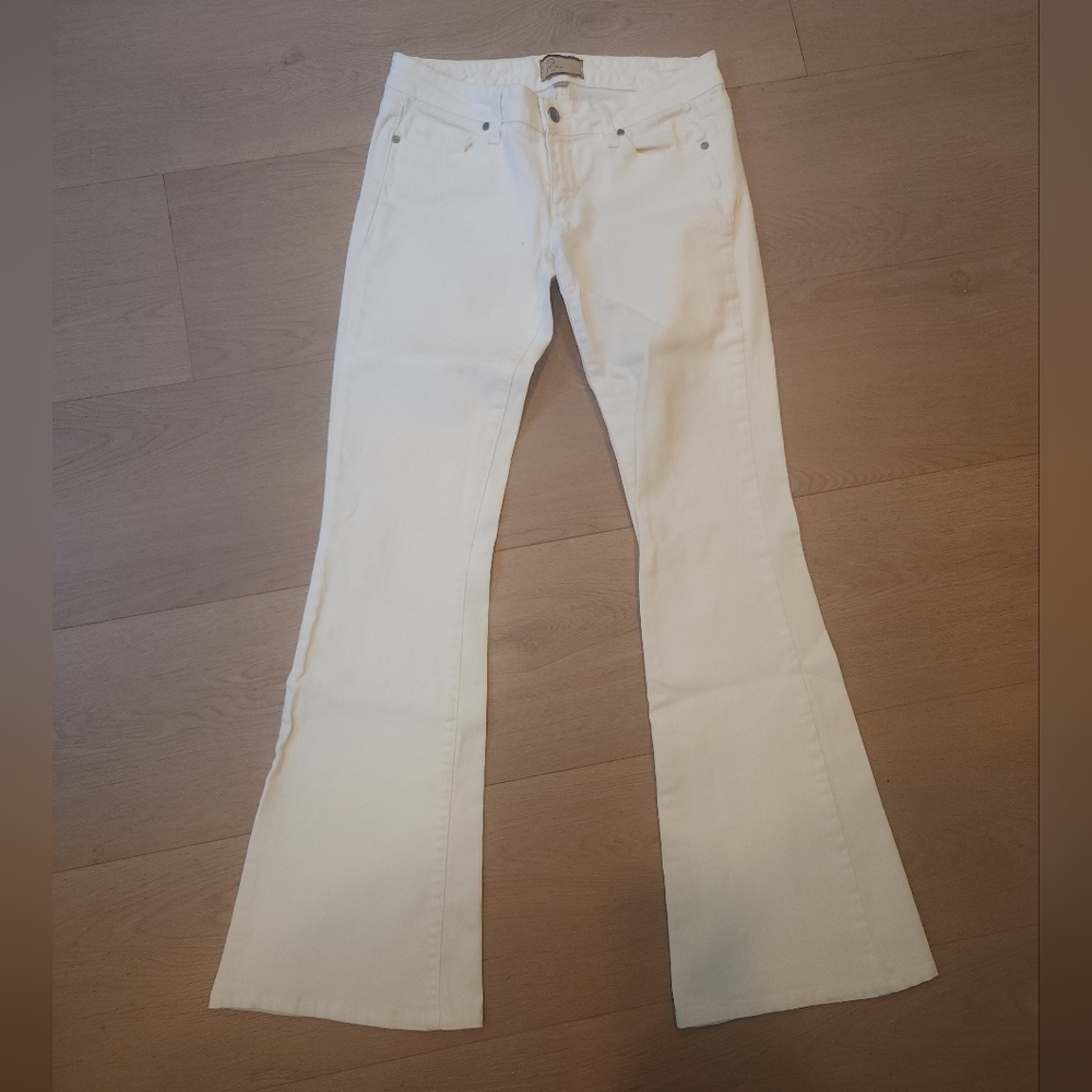 PAIGE White Flare Jeans